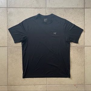 ARC’TERYX cormac tech tshirt BLACK mens large